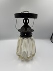 Antique Vintage Onion Brass Exterior Ceiling Light Fixture Glass Old 1327-26b
