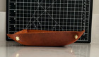 Leather Valet Tray With Brass Screws