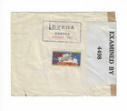 Columbia Censored Cover  Sent From Bogota To U s  - Vignette On Back