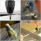 100 Pcs Rivet Nut Flat Head Threaded Insert 1 4-20 Unc Carbon Steel Nutsert Sae