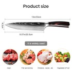 Chef Knife - Japanese Kitchen Knife 8-inch High Carbon Stainless Steel With Box
