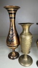 Vintage Solid Brass Set Of 4