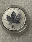 2016 Canadian 1 Oz  9999 Silver Maple Leaf Reverse Proof Monkey Privy In Capsule