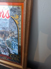 Vintage 1995 Coors Mountain Lion Beer Mirror Wildlife Series 11174 Bar Decor