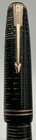 Parker Emerald Green Pearl Vacumatic Junior Fountain Pen Stripes Laminate