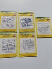 Vintage His   Hers  Aunt Martha S Embroidery Craft Pattern Hot Iron Transfer X