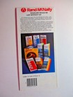 Rand Mcnally Indiana 1980s Folding Road Map W  Cities Vintage