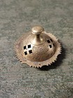 Vintage Small Brass Incense Burner Asian Oriental Buddhism