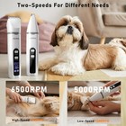 Dog Clippers For Grooming  4 In 1 Dog Grooming Kit Hair Clipper With Lcd Disp   