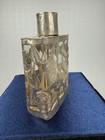 Mexico Sterling Silver Encased Glass Scent Perfume Bottle 3   