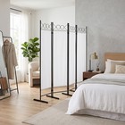 4 Panel Room Divider Folding Privacy Portable Partition Screen For Home Office