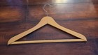 Lot Of 3 Vintage Wooden Hangers West Germany W Germany Mcm Mid Century Suit Coat