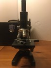 Vintage Ernst Leitz Wetzlar Microscope W case No  421825 