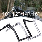 10  12  14  16  Rise Ape Hangers Handlebars For Harley Softail Dyna Sportster Xl
