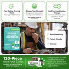 Quitine Nicotine Lozenges 2mg Mint 720 Pieces 6 Bulk Boxes - Quit Smoking Aid