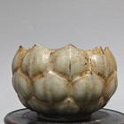 6 8  China Old Antique Porcelain Song Dynasty Ru Kiln Marked Lotus Brush Wash