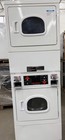 Speed Queen Sse917wf White Stack Electric Dryer 7 4cu Ft  Coin Slide Op used 