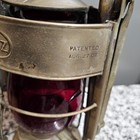 Antique Original 1907 Dietz King Fire Dept Kerosene Lantern W  Rare Red Globe
