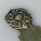 Antique Sterling Silver Book Page Marker Or Letter Opener
