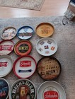 Lot Of 12 Vintage Metal Serving Trays Beer Genesee heileman s rheingold millerl