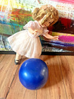 Vintage Ideal Shirley Temple Doll St-17-1 Vinyl 17  Flirty Eyes