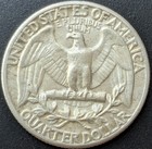 1963  d  Washington Quarter      90  Silver Eagle Fine F Pictures Actual 1f