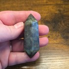 Labradorite Double Terminated Crystal Wand Point  49g  2 5 In  L 13