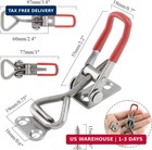 2pcs Adjustable Toggle Latch Clamp 4001 Style  304 Stainless Steel Quick Release