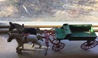 Vintage Carrage With Horses 
