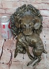 Bronze Sculpture Hand Made Statue Animal Real Cast Gun Dog Retriever Rabbit Sale