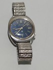 Beautiful L    king Blue Bulova Accutron  n6  Running Excellent Original Band Nice