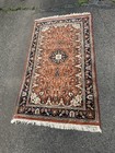 Magnificent Oriental Hand Knotted Rug Made In Pakistan 36 5    X 62    Estate Find