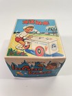 Vintage Japanese Tin Ice Cream Man Wind Up Toy New With Original Box Works 50   s