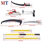 30 Feet Manual Pole Saw For Tree Trimming With Sharp Steel Blade And Scissors