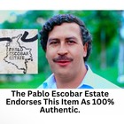       Pablo Escobar Gaviria En Caricaturas Book Signature Autograph