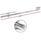 5 5ft Barbell Bar Steel Fitness Exercise Weight Press Gym Home 168cm