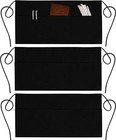 3 Pack Server Aprons With 3 Pockets - Waist Apron  Waitress Apron For Women Man