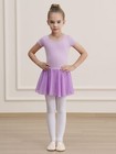 Leotard Girls Gymnastics Toddler Dance Ballet Pink Leotard Dresses With Skirt   