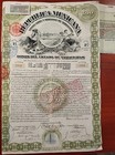 Mexico 1907 Republica Mexicana State Tamaulipas 500 Pesos Coupon Bond Loan