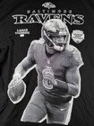Size 2xl - Baltimore Ravens Lamar Jackson  8 Portrait Graphic T-shirt Black Nfl