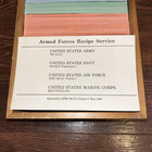 1980 Armed Forces Recipe Service   Index Cards Us Army Navy Air Force Military