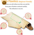 Flawless 12 x24  5-6oz Precut A Grade Veg Tanned Tooling Leather