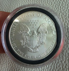 U s  Mint 2008 American Silver Eagle  1 1 Oz  999 Silver Bullion W  Holder