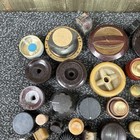 50  Vintage Radio   Tv   Equipment Knobs Used Midcentury Plastic Bakelite Lot 15