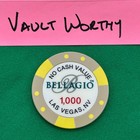 Bellagio Resort Casino - Las Vegas Nv - Tournament Poker Chip 1000 Ncv - 1 Chip