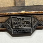 Antique Vintage Wooden Printers Drawer Hamilton Mfc co Letterpress Shadow Box