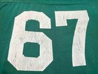 Vintage Champion Nfl Green Bay Packers  67 Football Jersey Sz 46 Green Usa 60s