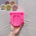 Round Christmas Wreath Silicone Mold Gypsum Resin Wax Candles Ornament Diy Mould