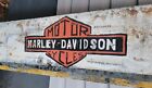 Harley Davidson Vintage Metal Sign Folk Art Shop Art Old Metal 4x1ft Approx