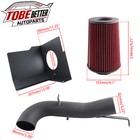 Red Filter Cold Air Intake Kit For Gmc Suburban Tahoe Yukon 4 8 5 3l V8 2007-08